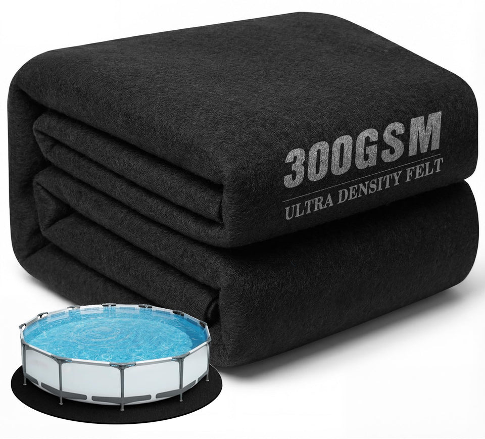 UIRWAY 24ft round pool pad full assembly protects liner and ground