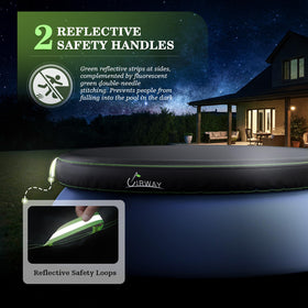 UIRWAY 420D polyester with silver interior offers UV resistance