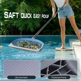 UIRWAY cleaning gloves provide waterproof grip for pool scrubbing