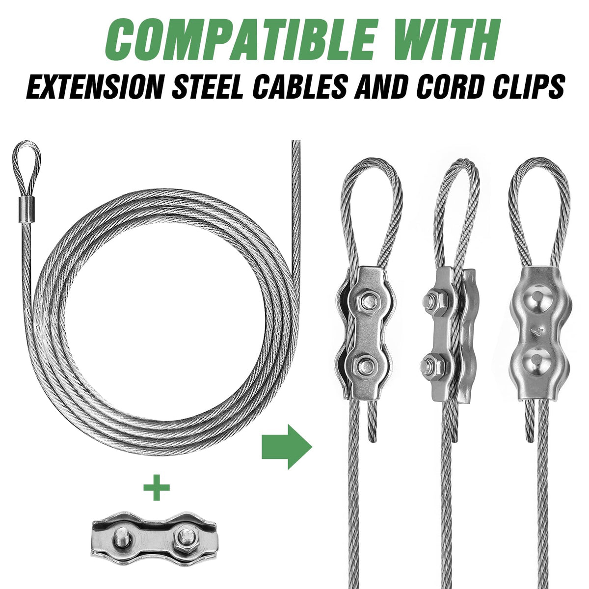 UIRWAY corrosion-resistant kit for balconies patios and courtyards