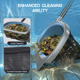 UIRWAY fine mesh net catches small particles while protecting pool liners