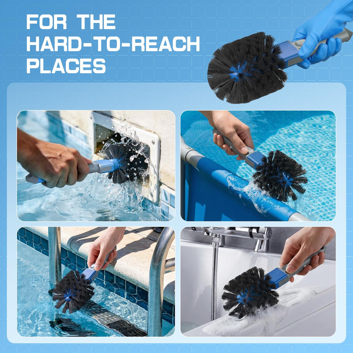 UIRWAY universal 1-inch fittings fit most pool tools