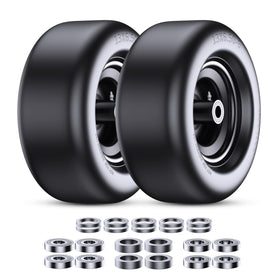 Uiuaquas 13x6.50-6 flat-free front tire for zero-turn mowers delivers maintenance-free performance.