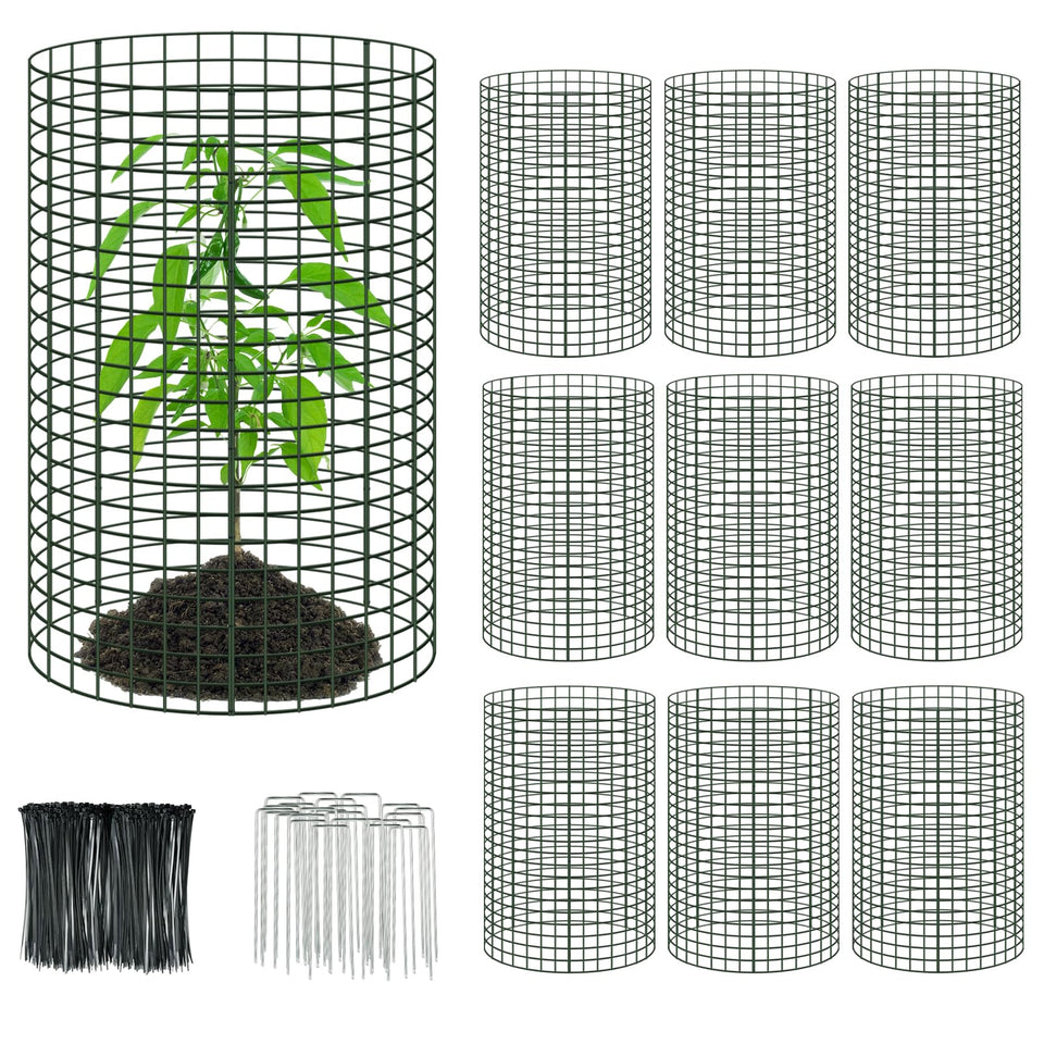 UJG 10-pack 24x12 plant protector panel shields plants while allowing growth