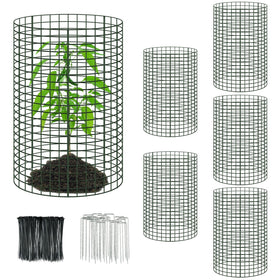 UJG plant protector 24x12 panel set front view protects plants from animals.
