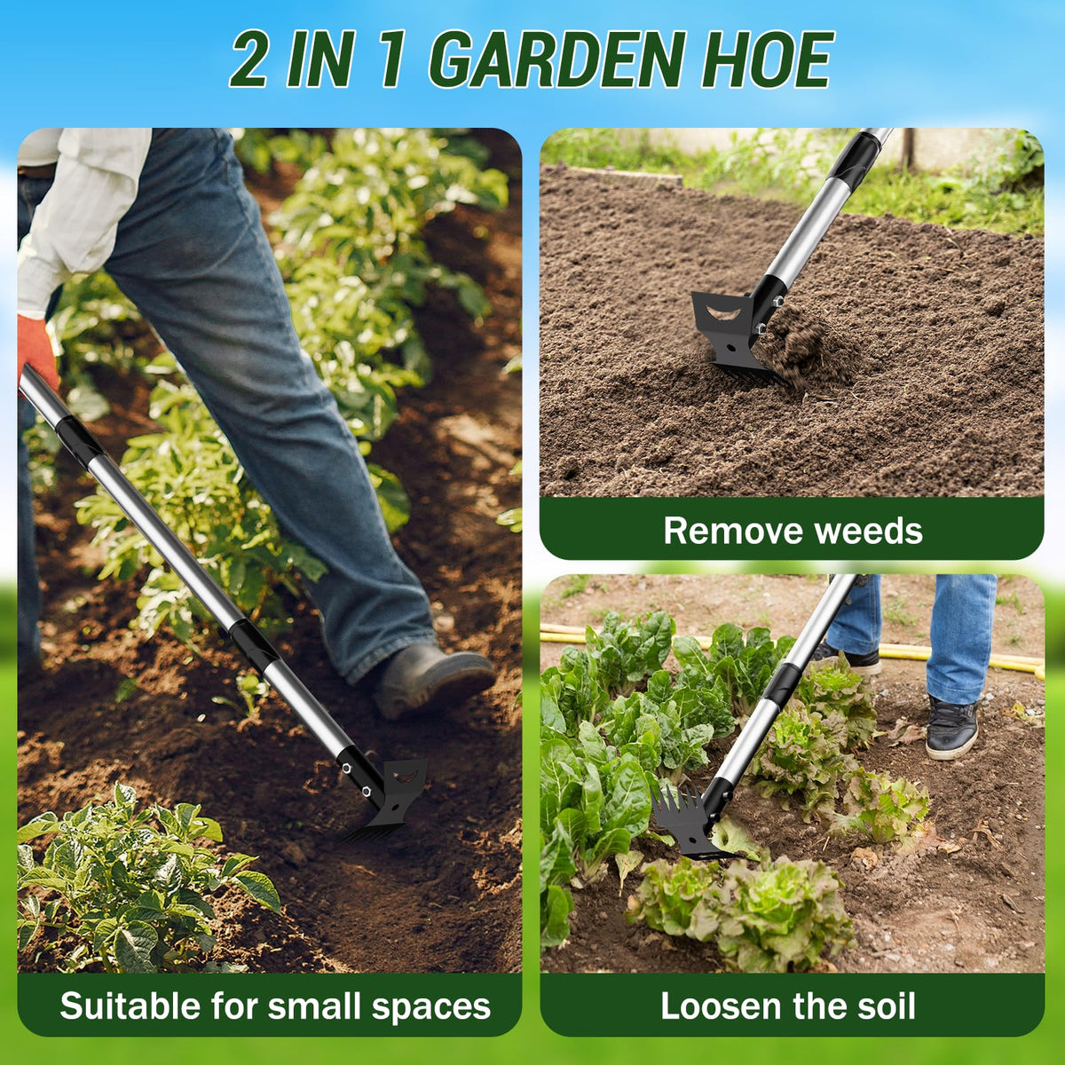 Easy clean rust resistant finish on Ukiupop weed puller