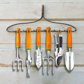 Ukoke ergonomic anti-slip handles reduce strain during long gardening sessions.