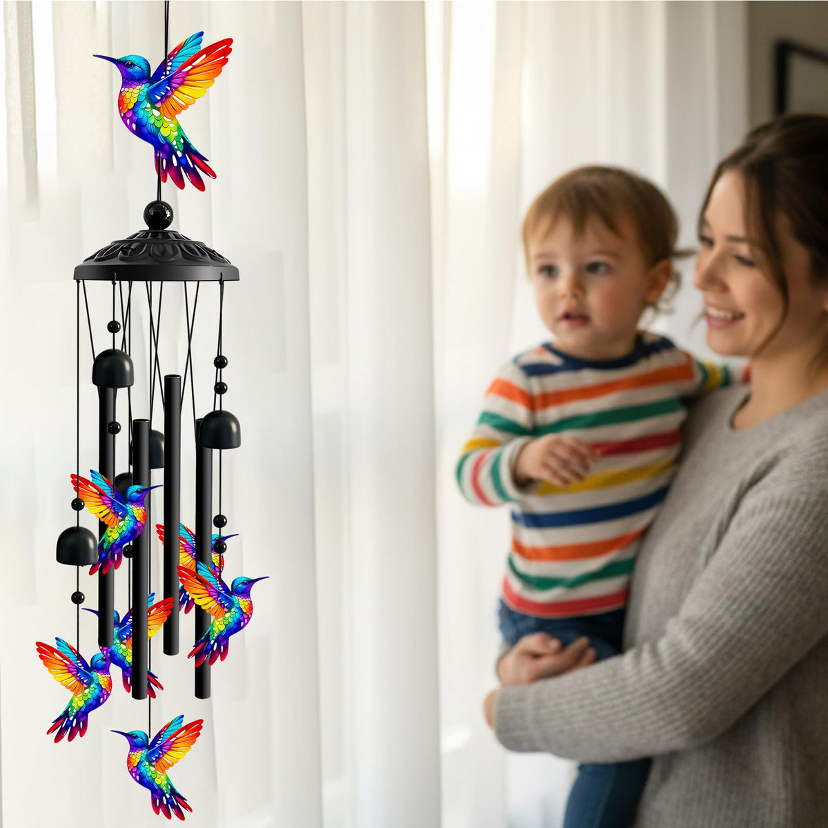 Ukulork aluminum tubes produce clear, crisp notes that linger in the breeze.