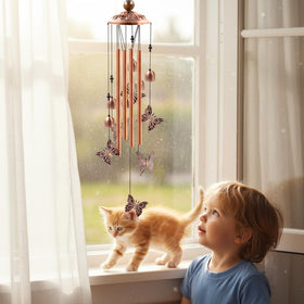 Ukulork wind chime designed for patios and living spaces to enhance ambiance.