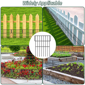 ULIOK barrier fence supports round, hexagonal, or straight layouts