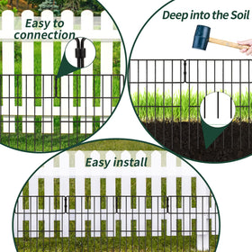 ULIOK fence includes wire cutter for trimming ties