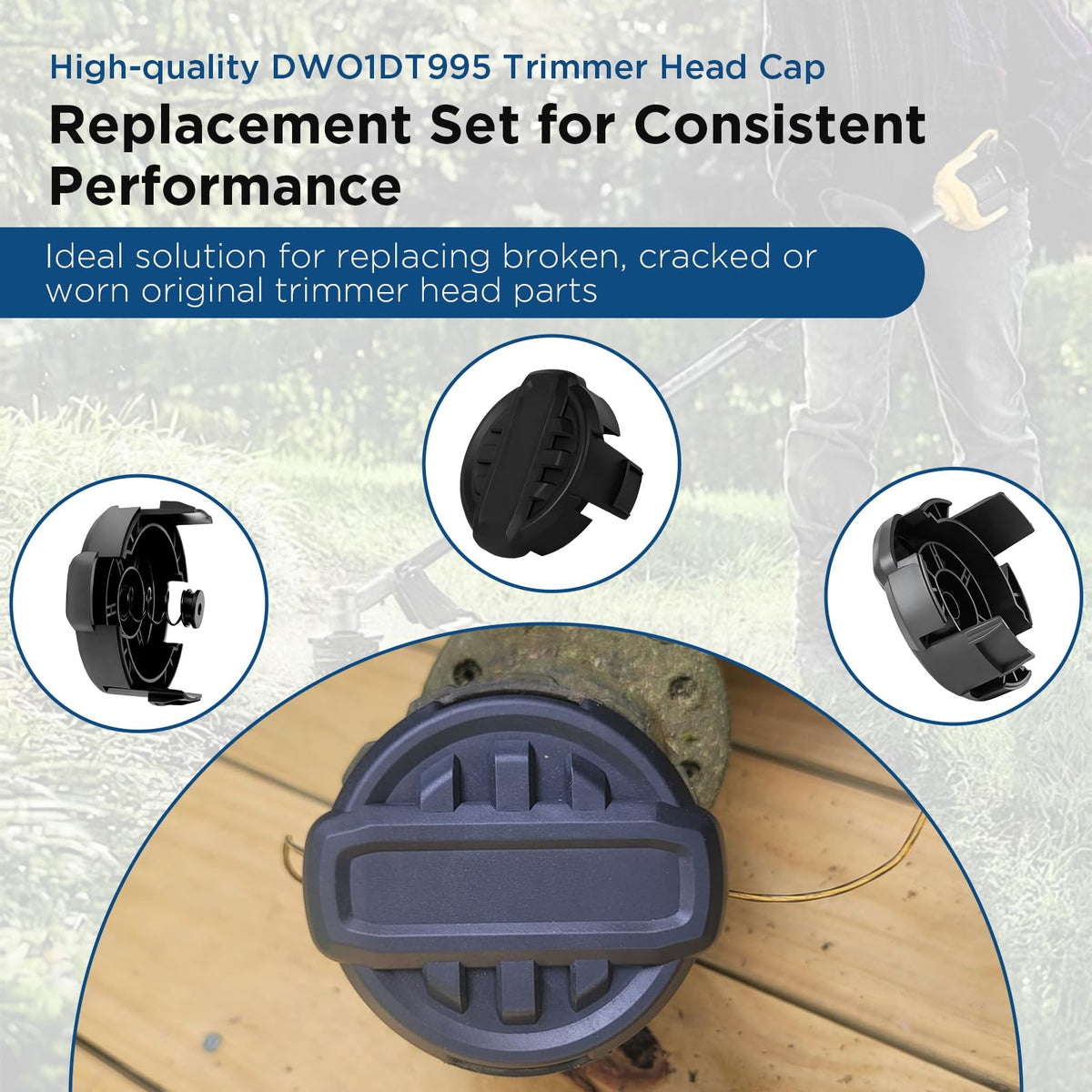 Ulreon compatibility with Dewalt trimmers for exact fit.