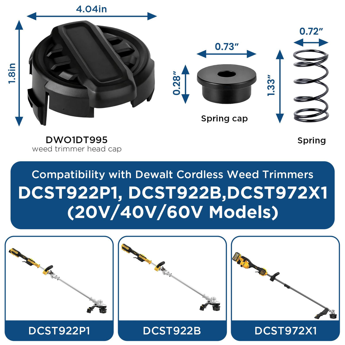 Ulreon DWO1DT995 stainless steel spring for reliable tension.