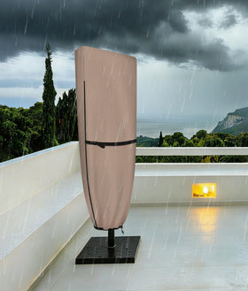 ULTCOVER double-sided market umbrella protection for outdoor spaces