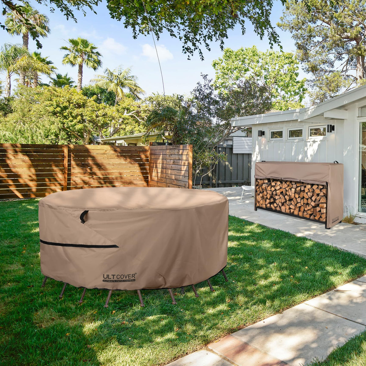 ULTCOVER durable outdoor cover helps keep your furniture looking like new.