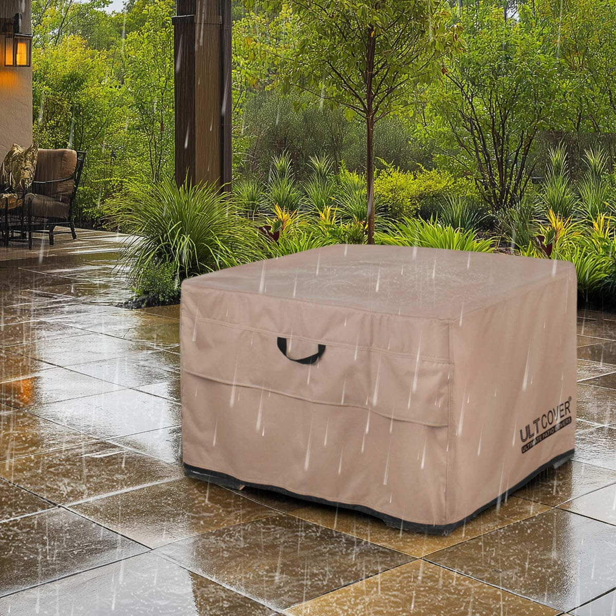 ULTCOVER protects from rain, hail, dust, leaves, and bird droppings.
