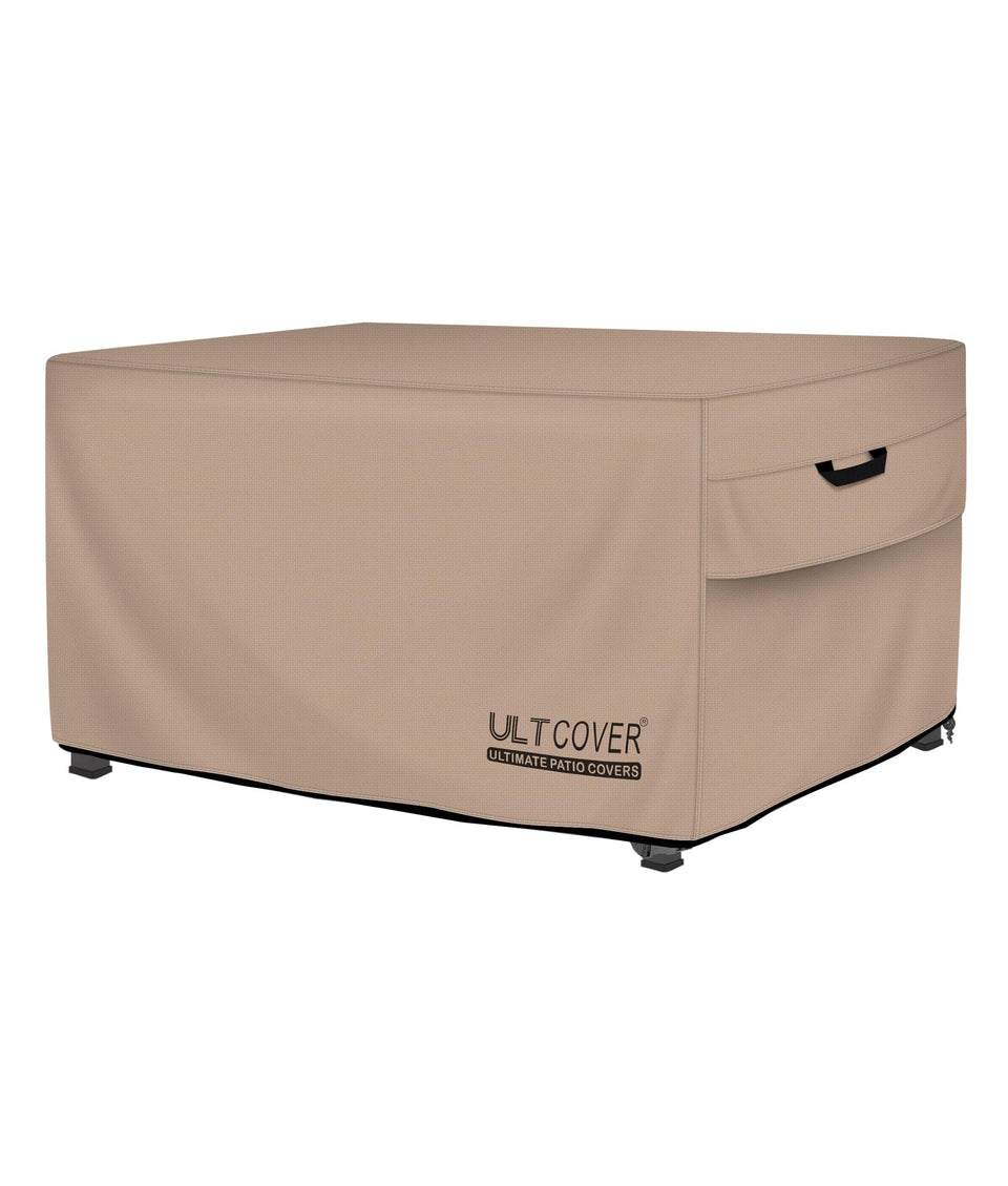 ULTCOVER fire pit cover rectangle 44x32 in protects against rain and dust.
