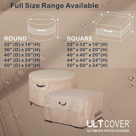 ULTCOVER two-side vents prevent moisture buildup while maintaining ventilation.