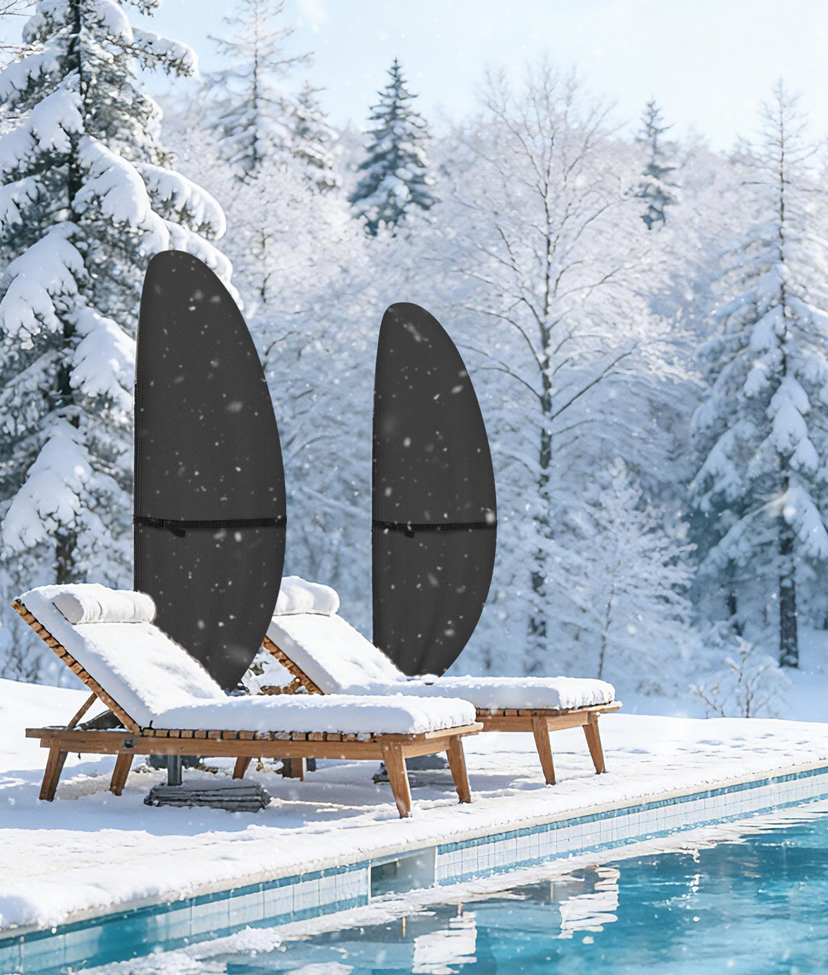 ULTCOVER full-coverage design blocks sun exposure when stored.