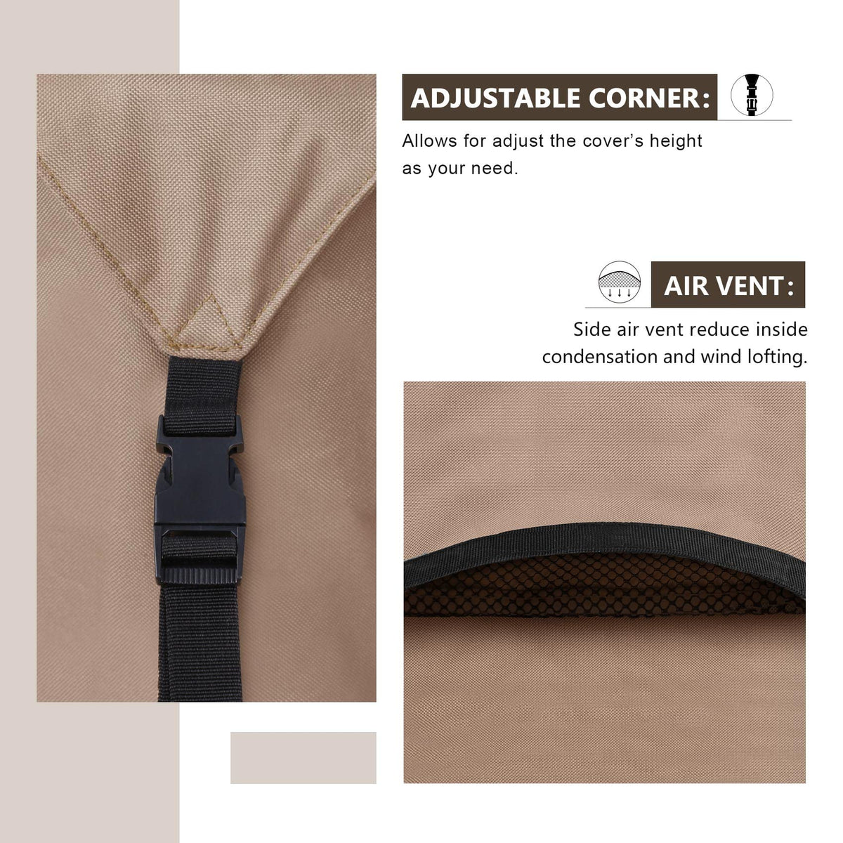 ULTCOVER full-coverage design keeps furniture protected from sun and debris.