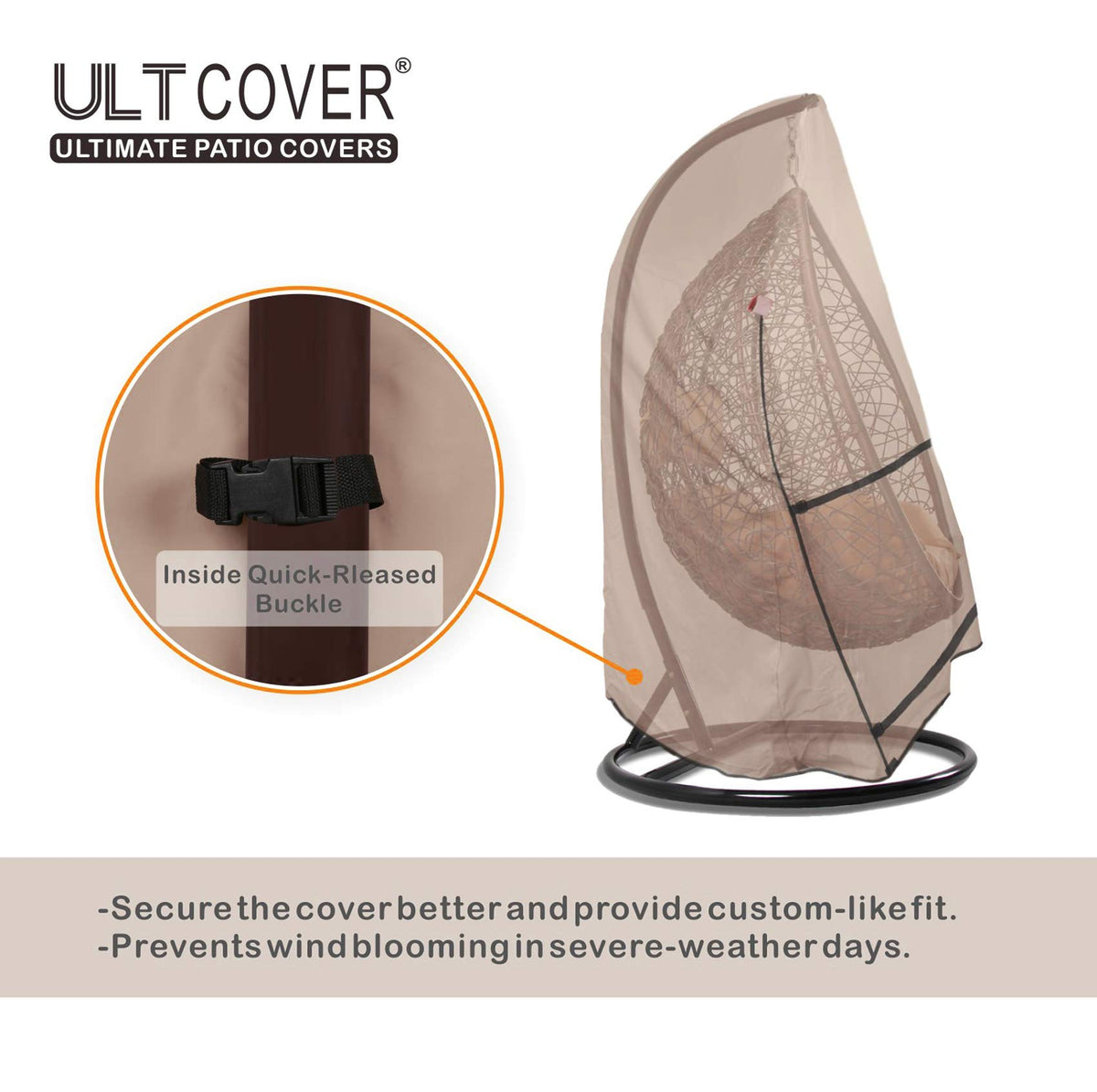ULTCOVER full-coverage protection keeps sun exposure at bay and maintains appearance.