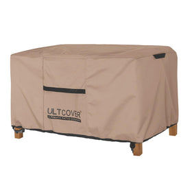 ULTCOVER outdoor coffee table cover top view protects rectangle furniture from rain and sun