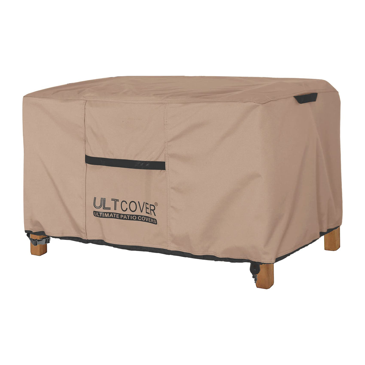 ULTCOVER patio coffee table cover 42x24x18 protects from rain and sun.