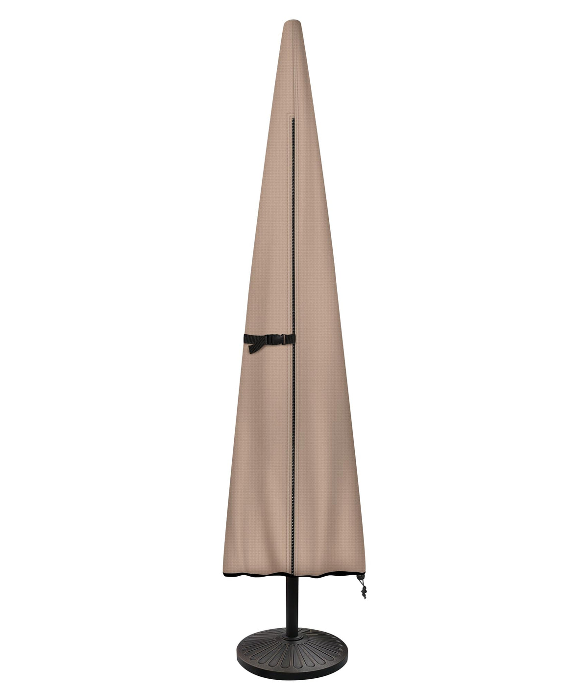 ULTCOVER patio parasol cover 600D waterproof protects against rain and dust.