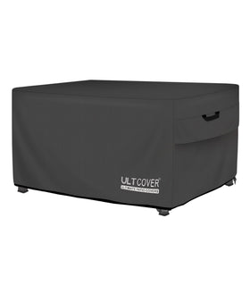 ULTCOVER rectangular-fire-pit-table-cover 52x34 inch shields from rain and sun.
