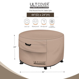 ULTCOVER waterproof 600D fabric closeup shows durable backing.