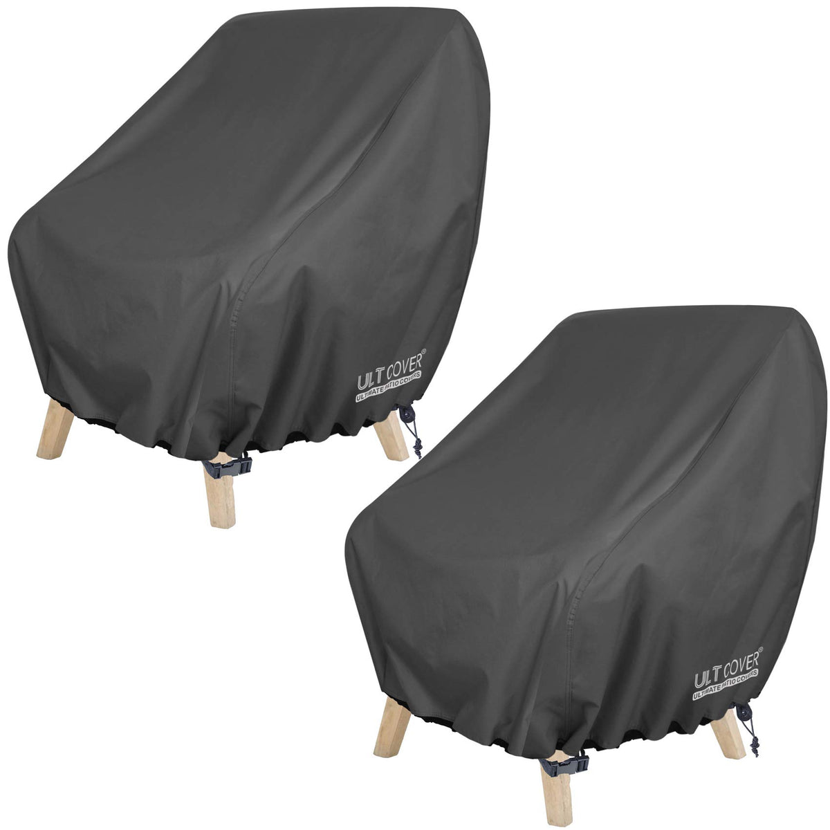 ULTCOVER waterproof patio chair cover 2-pack protecting outdoor chairs from rain