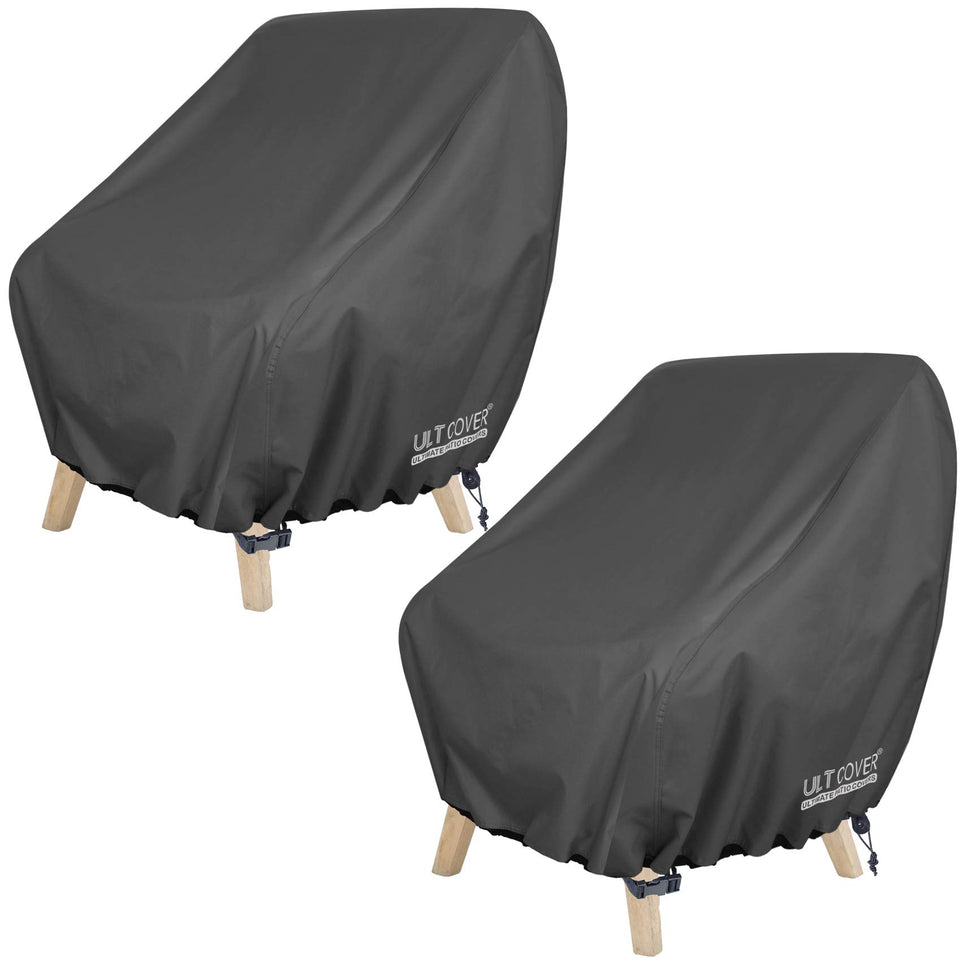 ULTCOVER waterproof patio chair cover 2-pack protecting outdoor chairs from rain