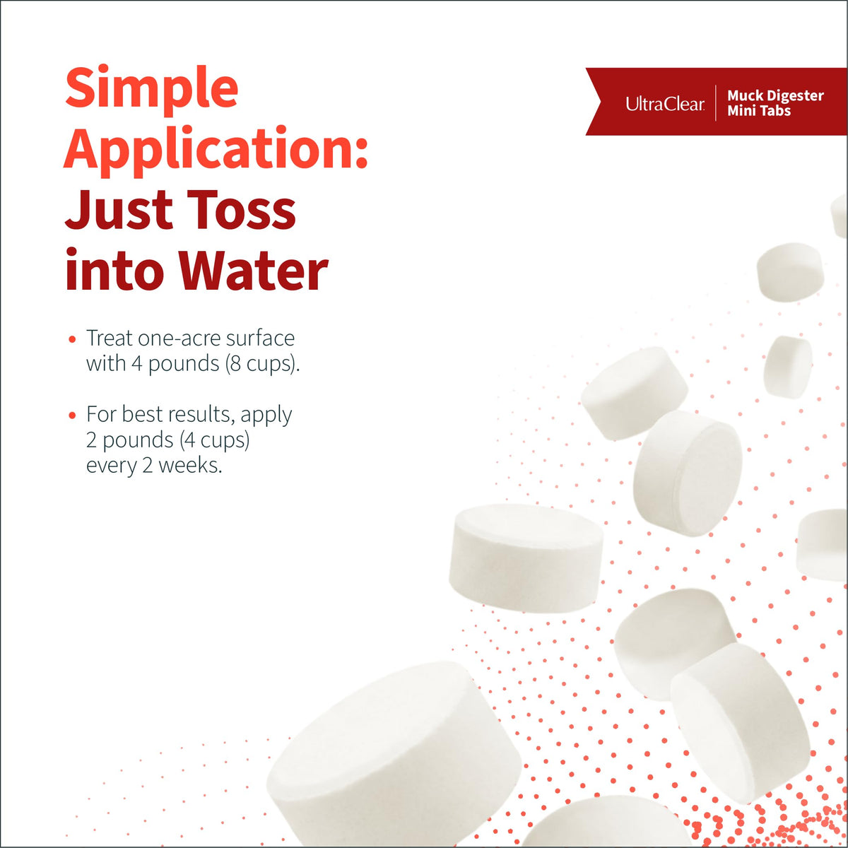 UltraClear eco-friendly treatment uses natural bacteria rather than harsh chemicals.