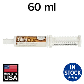 UltraCruz paste dosing application demonstrates precise oral delivery for livestock.