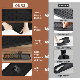 UltraLegend entryway dirt capture demonstrates mud and debris collection
