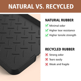 UltraLegend natural rubber material ensures durability with low odor