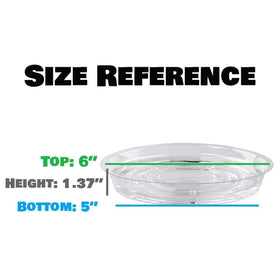 UltraOutlet BPA-free recyclable saucers support eco-friendly planter setups.