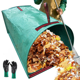 UmBgodn 72-gallon leaf collector bag in full view, perfect for large yard cleanup.