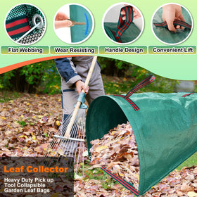 UmBgodn foldable reusable yard waste bag saves costs and reduces waste.