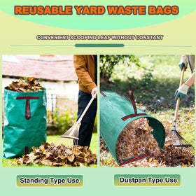 UmBgodn large-capacity bag handles leaves, branches, and grass clippings with ease.