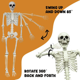 UMEELR durable plastic skeleton suitable for repeated seasonal use