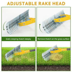 UMEMAXSO Adjustable handle provides comfortable use for gardeners of any height.