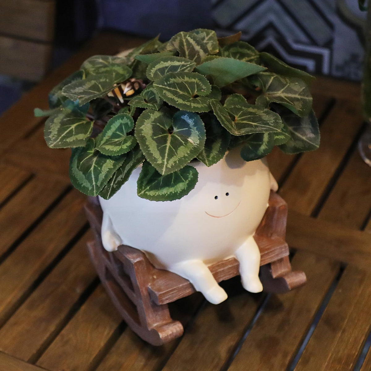 UMESONG String-of-pearls planter suited for compact succulents and vines.