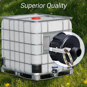 UMETASS food-grade tote adapter, implying safe handling of water and consumables