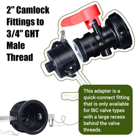 UMETASS PP tank adapter durability detail, showing robust material resisting wear