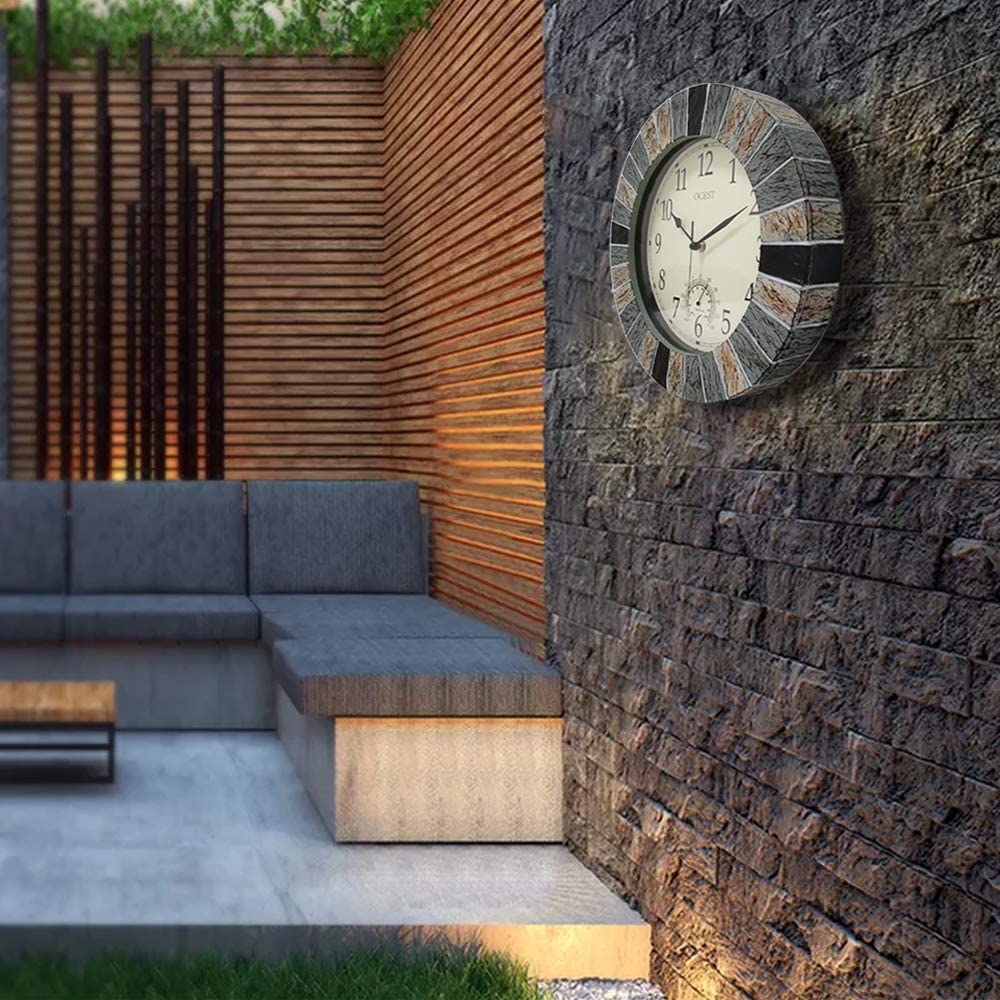 UMEXUS weatherproof decor clock enhancing outdoor spaces