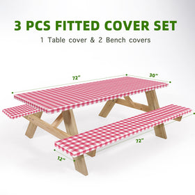 UMINEUX bench cover for 12x72 benches prevents dust and scratches.
