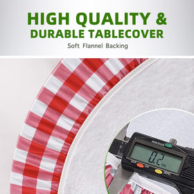 UMINEUX table cover wipes clean easily after outdoor gatherings.