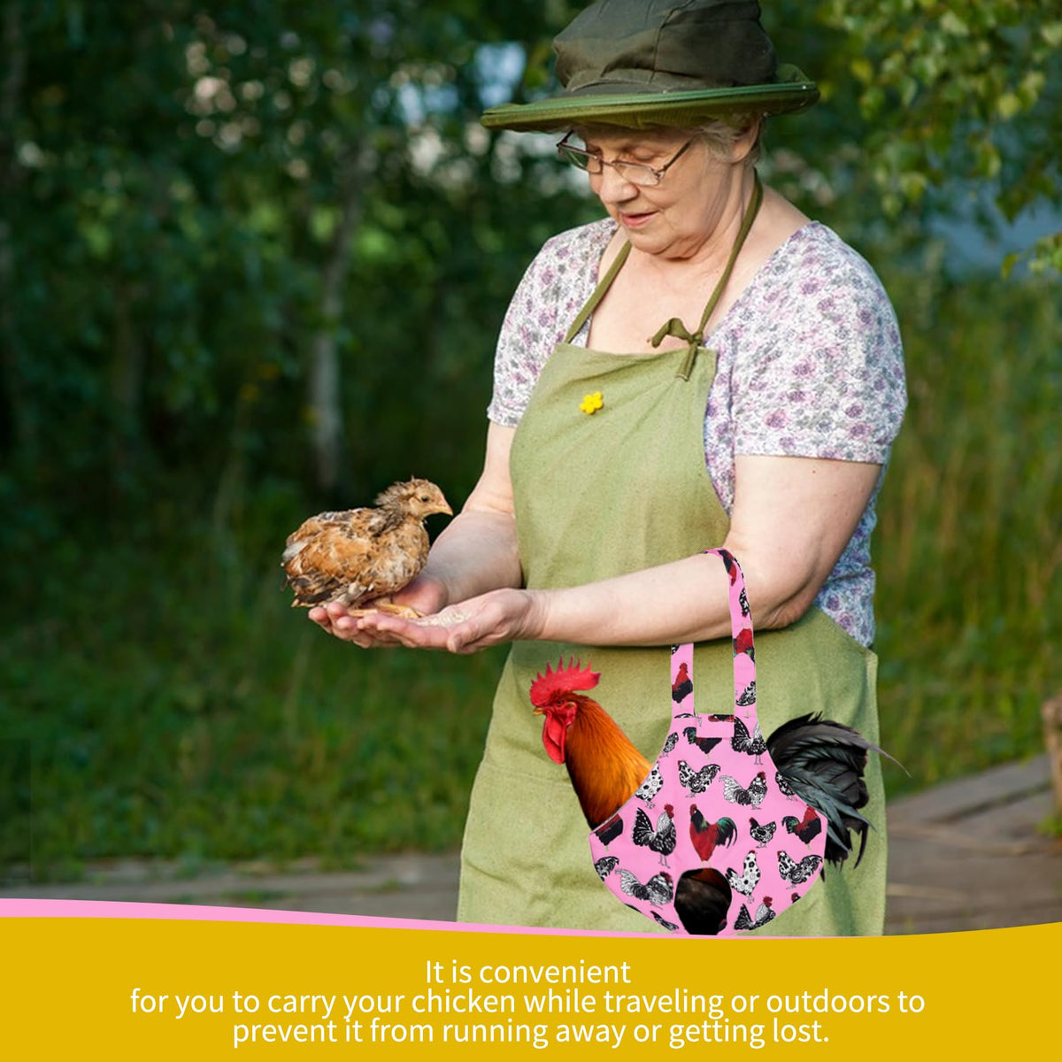 Umisun medic bag for poultry supports securing birds for basic care.