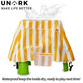 UNARK Water Table Cover breathable pouch air-dries toys after play.